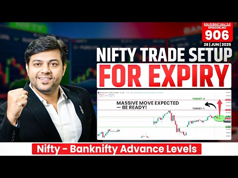 Nifty & Bank Nifty Analysis For Tomorrow | Intraday Trading Stocks for (26-06- 2025) | Ep- 906