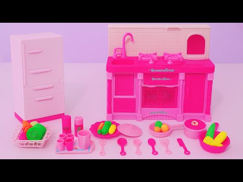 9 Minutes Satisfying with Unboxing Kitchen Toys Refrigerator Play Set Review Toys | ASMR