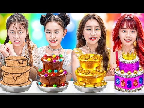 Cô Gái Nghèo Vs Giàu Vs Siêu Giàu Vs Tỷ Phú Tại Tiệc Sinh Nhật!