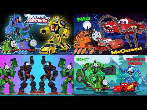 Evolution Robot Trains VS Evolution Robot Cars | Epic Battle