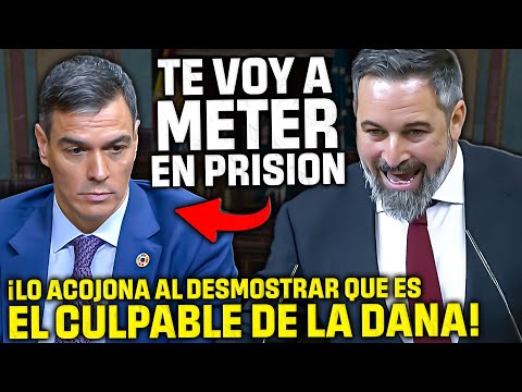 ABASCAL ACOJONA a SÁNCHEZ 😱¡CON METERLO PRESO!😱¡POR HABER ABANDONADO A LAS VÍCTIMAS DE LA DANA!