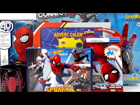 Marvel Spiderman Unboxing Review | Hot Wheels Spider Man Character Cars Diecast Collection ASMR