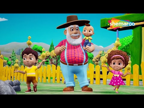 Old Mac Donald Had A Farm  + Goosey Goosey Gander | 3D Nursery Rhymes for Kids