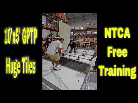 Installing 10' x5' Tiles GPTP Training From NTCA,  FREE