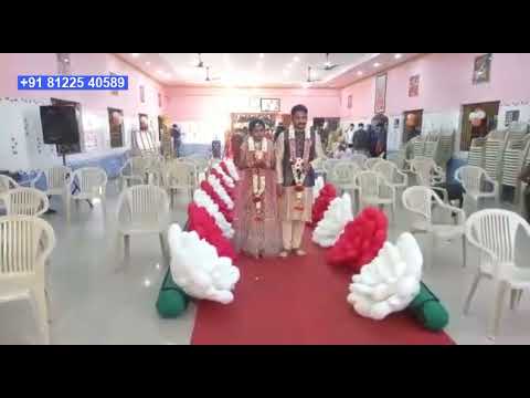 Inflatable Flower Chain Bride Groom Entry Digital Wedding +91 81225 40589