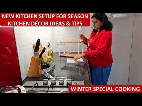 Re-Setting Kitchen - Countertop, Floating Shelf, Cupboards & Drawer Organization Ideas | Easy Dinner