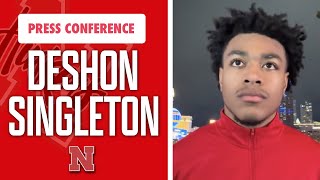 Nebraska safety DeShon Singleton discusses the Huskers’ arrival in Las Vegas I GBR