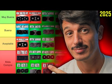 Tier List de Mejores GPU 2025 | Top Tarjetas Gráficas Gaming Calidad-Precio