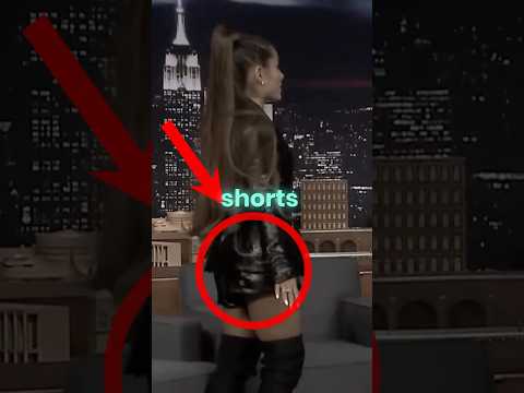 Ariana Grande got SHY because of her SHORTS! 🙈😳