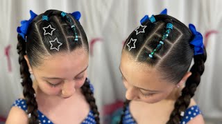 Peinado fácil para niñas 💙