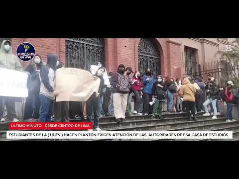 🟥🟦 ÚLTIMO MINUTO ESTUDIANTES DE UNFV. EXIGEN ATENCIÓN A E SUS DEMANDAS POR ABANDONO DE AUTORIDADES.