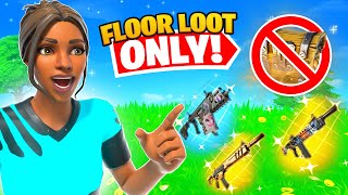 FLOOR LOOT *ONLY* CHALLENGE IN FORTNITE!
