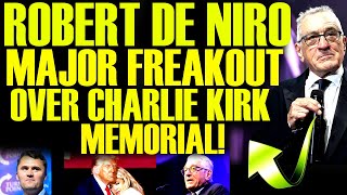 Robert De Niro RAGES At Charlie Kirk Memorial & ATTACKS The Public! This Is So EMBARRASSING