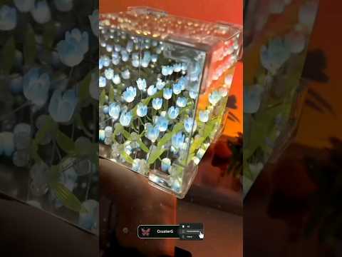 Diy Tulip Lamp square |Cute lamp | night lamp craft | #diycraft   #shorts #viral #youtubeshorts #art