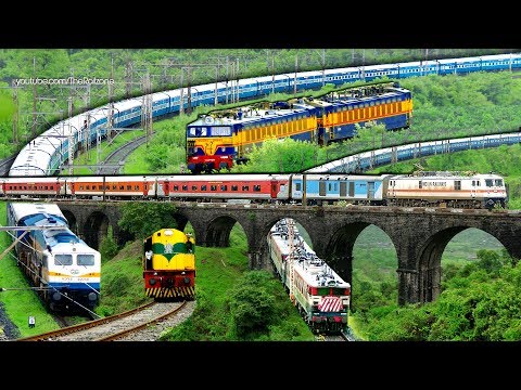 MUMBAI - PUNE | BHOR Ghats | EXPRESS Trains | Indian Railways -2