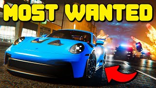 Becoming The Most Wanted Car In GTA 5 RP
