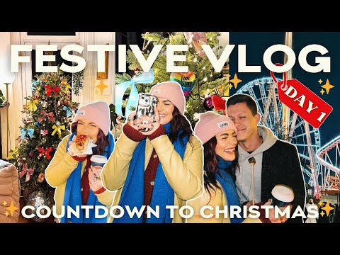 FESTIVE VLOG! 🎄 DECORATING AND WINTER WONDERLAND | COUNTDOWN TO CHRISTMAS DAY 1 ✨🎄 EmmasRectangle