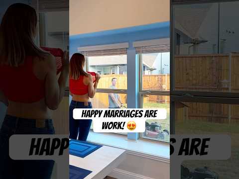 Happy marriages are work! 😍 #couplecomedy #ashleyandkevin #teamkashly