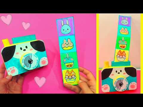 Cámara Interactiva de cartulina Kawaii /  Paper Craft