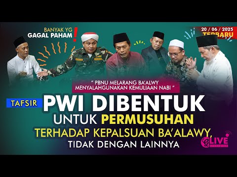 PBNU melarang penyalahgunaan Kemuliaan Nabi, PWI Bongkar Kepalsuan Nasab & Sejarah