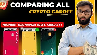 ✅ Comparing Redotpay, Cypher Card, Upay | Highest Exchange Rate Kiska? | Best Crypto Card in India