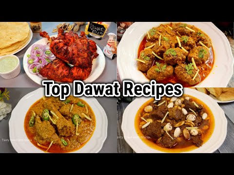 Top 4 Winter Special Dawat Recipes | Shahi Korma | Bihari Tikka | Kabab Handi By Chef Maria