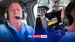 Martin Brundle goes behind the scenes with the F1 helicopter camera crew