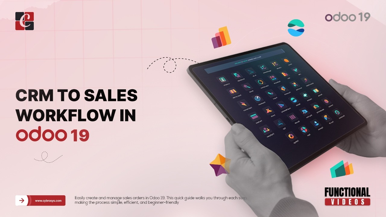 CRM to Sales workflow in Odoo 19 | Odoo CRM | Odoo 19 Features & Tips | Odoo 19 Functional Tutorials | 12.03.2026

In this video, we explore the CRM to Sales workflow in Odoo 19 and see how businesses can convert potential leads into ...