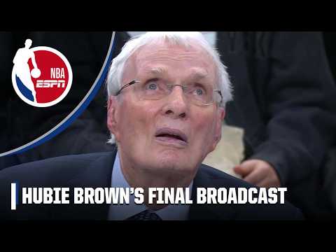 The Bucks pay tribute to Hubie Brown on his final broadcast | NBA on ESPN