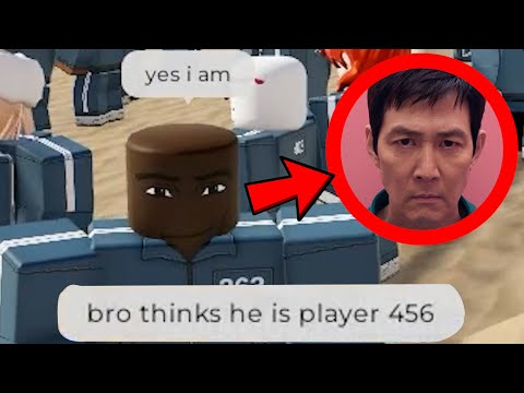 Bro Berpikir Dia Player 456 🗣 - Roblox Squid Game