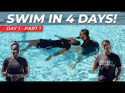 How Kathy Learned to Swim in 4 Days with Jonny Rocket - Day 1, Part 1