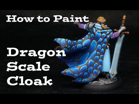 How to Paint a Dragon Scale Cloak