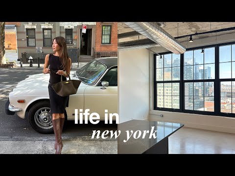 LIFE IN NEW YORK | apartment hunting in nyc, getting ready for fall, chatty get ready