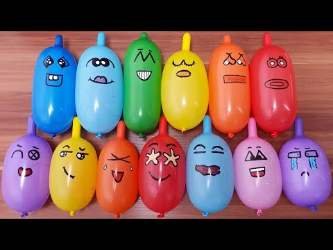 Fluffy Slime with Funny Balloons Satisfying ASMR #3309