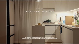 [SUB] VLOG #86 하루세끼, 초코 그래놀라, 불고기 치즈샌드위치, 초코쉘 무한제공 사건, 불고기나물김밥, 김치냉장고 근황 | What I eat in a day