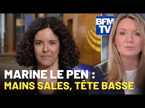 Marine Le Pen : mains sales, tête basse !