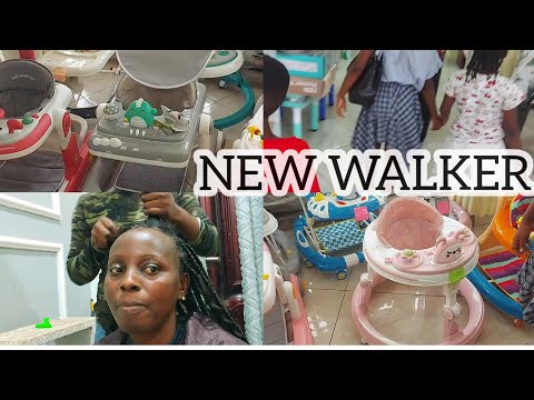 BUYING A NEW WALKER FOR MY BABY || NEWBORN BABY REACHED ANOTHER MILESTONE #babygirl