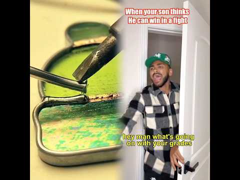 When your son thinks he can win the fight…💀 #comedy