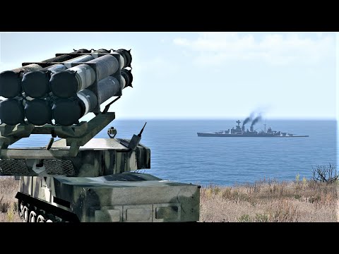 Neptün Anti-Gemi Füzesinin 2 Rusya Gemisi Yok Etme Simülesi - ARMA 3 Simulation Savaşı - ukrayna
