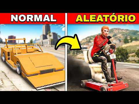A cada BATIDA meu CARRO FICA MAIS ALEATÓRIO!! (GTA 5 rp)