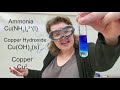 Copper Complexes and Ammonia Reactions