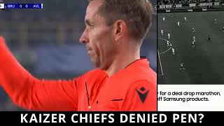 Same incident, different call - Kaizer Chiefs denied a penalty?