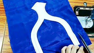 Creative Kurti /Top Dress Neck Design|| Plan Kurti Dress Top Design Cutting & Stitching Full Detail