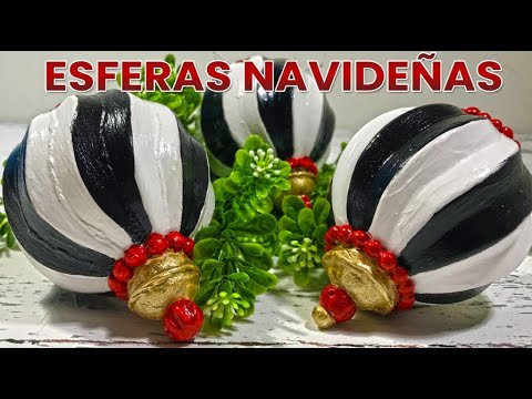 diy esferas bicolor /reutilizar esferas