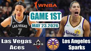 Las Vegas Aces Vs Los Angeles Sparks Game 1st Highlights May 23 ,2026 WNBA SEASON 2026