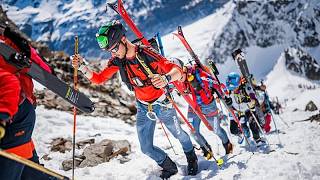 YouTube video thumbnail: Summer Skiers Head to Melting Glacier as Heatwave Grips France