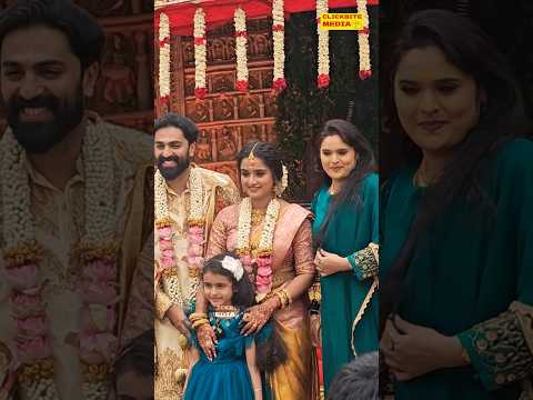 Sajitha Betty & Family At Govind Padmasoorya Gopika Anil Marriage #govindpadmasoorya #gopikaanil