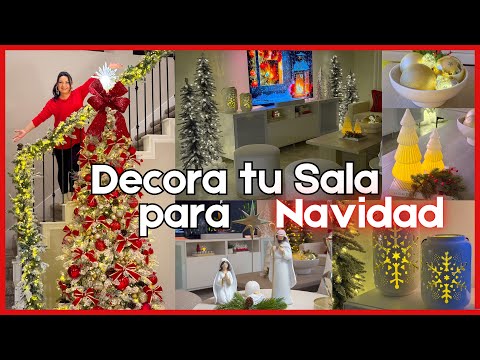 DECORA tu SALA para NAVIDAD 2024 / Decoración Navideña / Christmas decor ideas