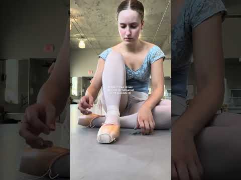 15‑second pointe shoe glow-up ✨
