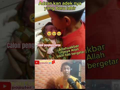 Muadzin cilik bersuara emas, Maha suci Allah mengarunia kan suara begitu merdu kepadamu Allahuakbar